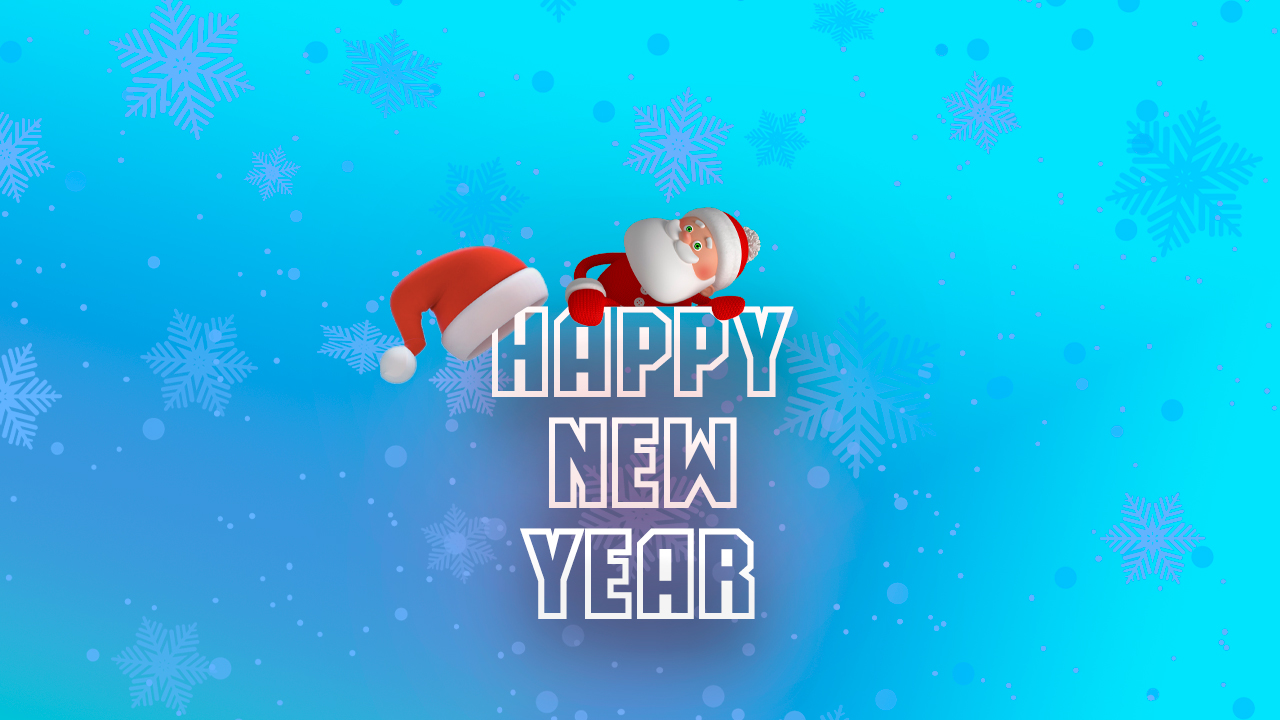 Happy New Year баннер